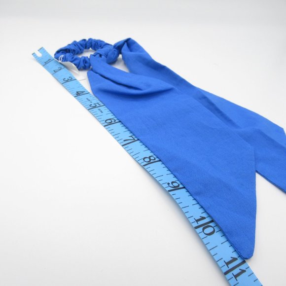 J. Crew Cotton Twilly Scrunchie (Blue) - Picture 3 of 3